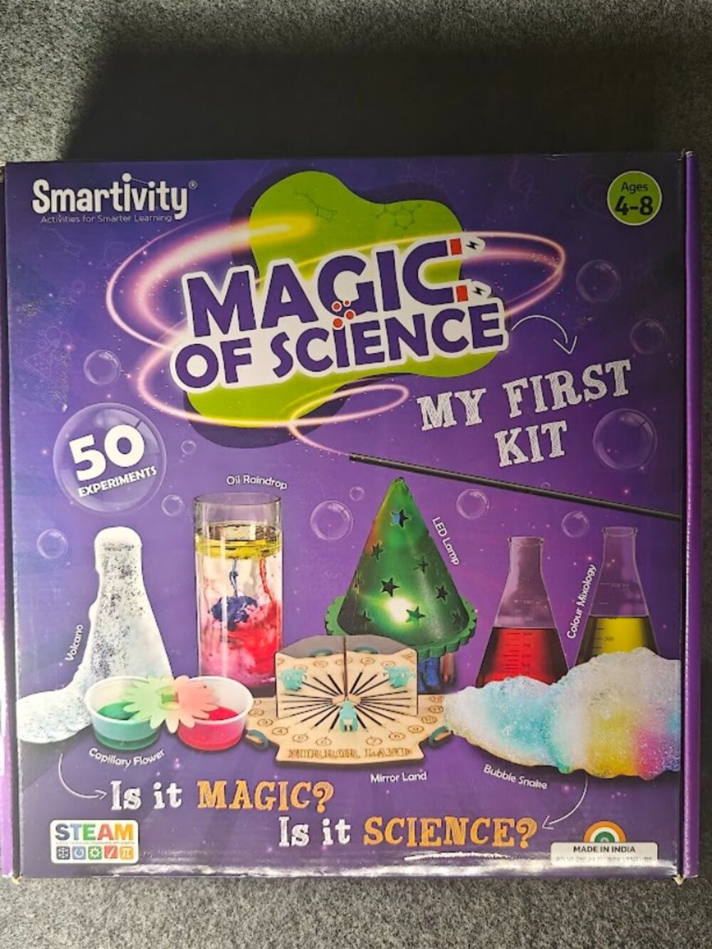 Smartivity Magic of Science Kit NEW 50 Experiments STEAM Learning Ages 4–8